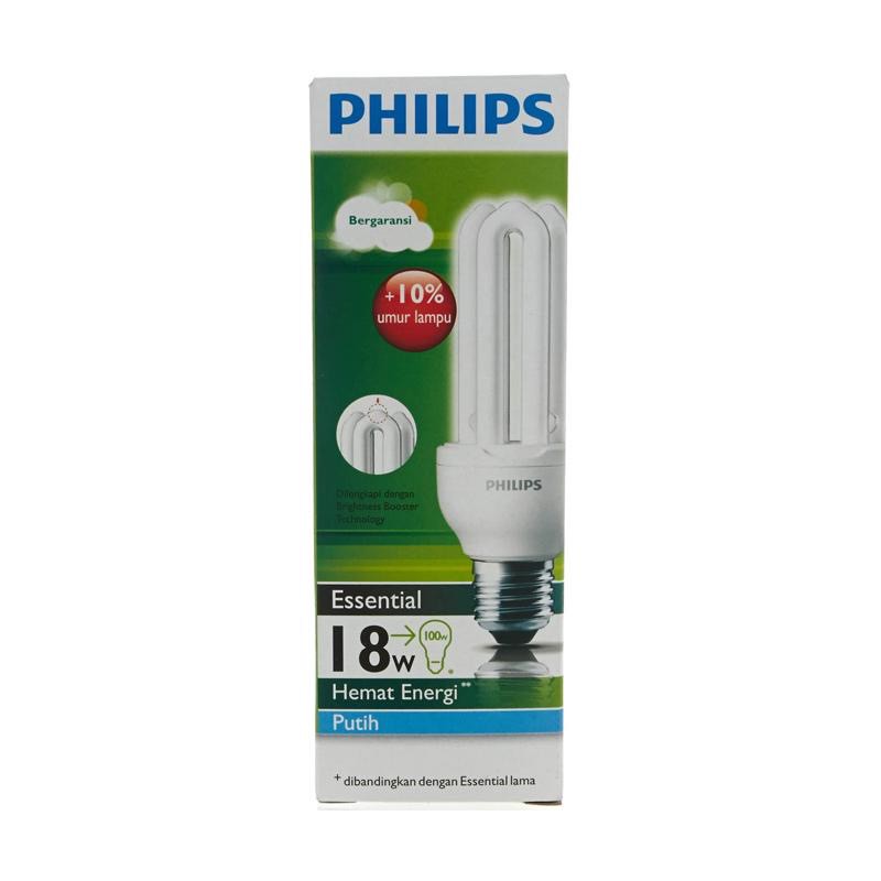 Lampu Philips Essential 18 Watt Putih (18 W 18Watt 18W)