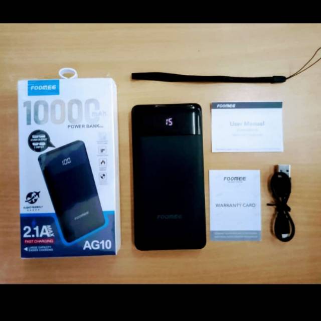 PowerBank FOOMEE AG10 LED