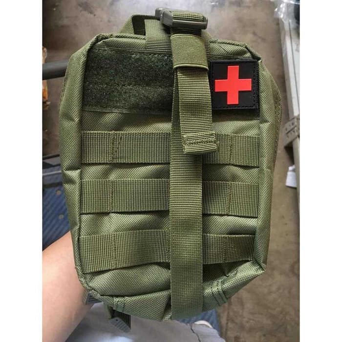 Tas Obat P3K Tactical Portable Waist Bag Hitam Murah + Gratis Ongkir