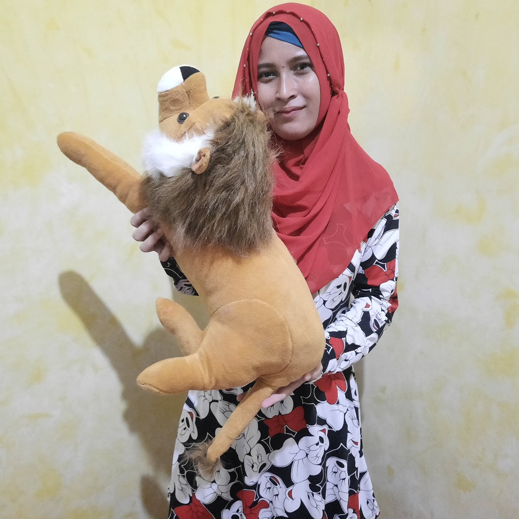 Boneka singa uk L EKOR PANJANG