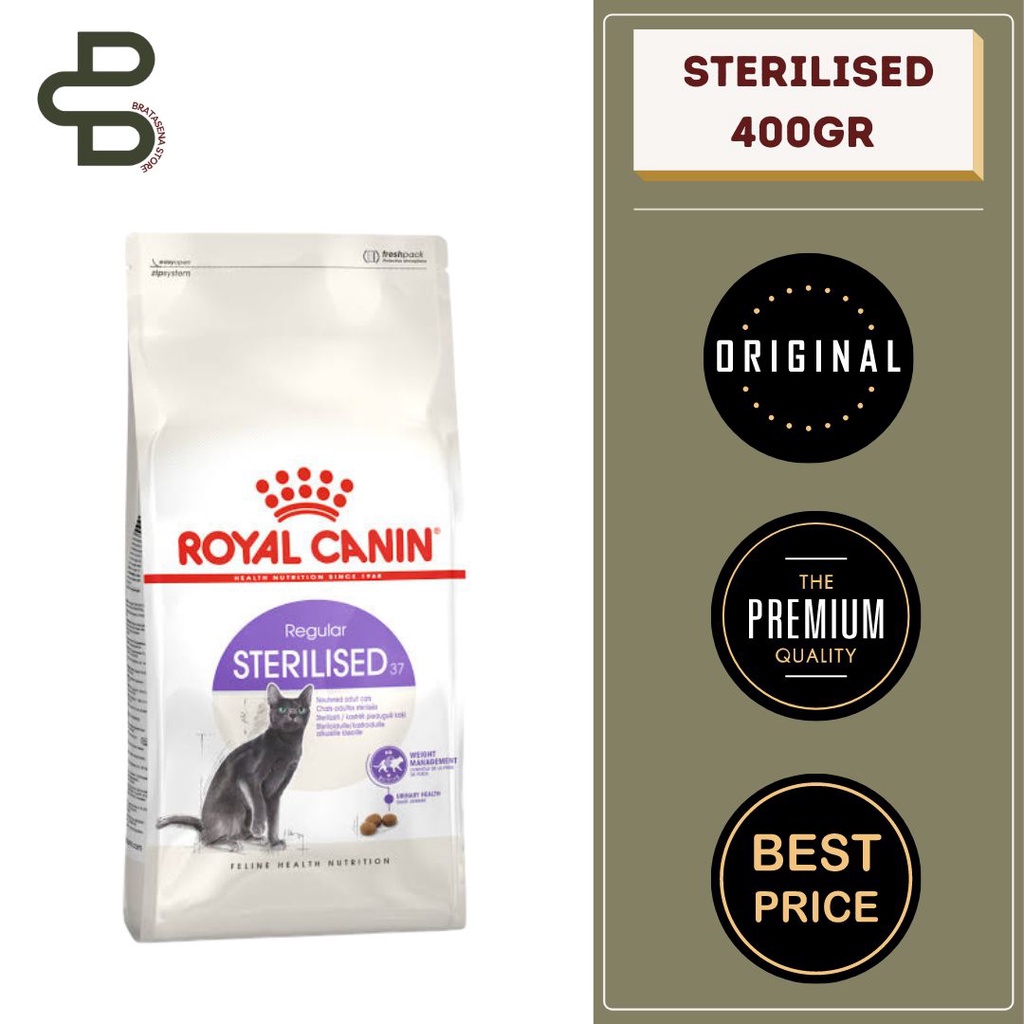 ROYAL CANIN STERILISED 37 400GR FRESHPACK