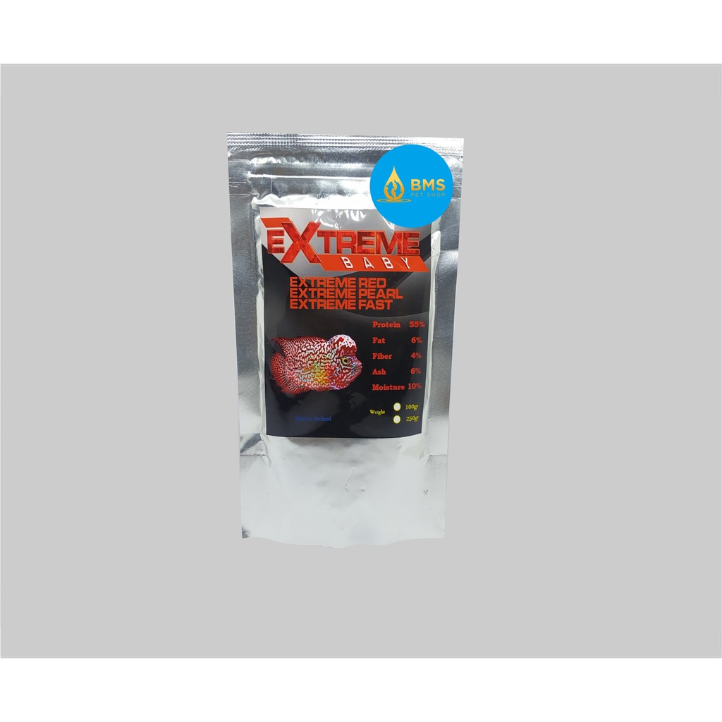 Pelet AA00502 Extreme Red Baby Untuk Warna Flowerhorn Baby Ikan Louhan