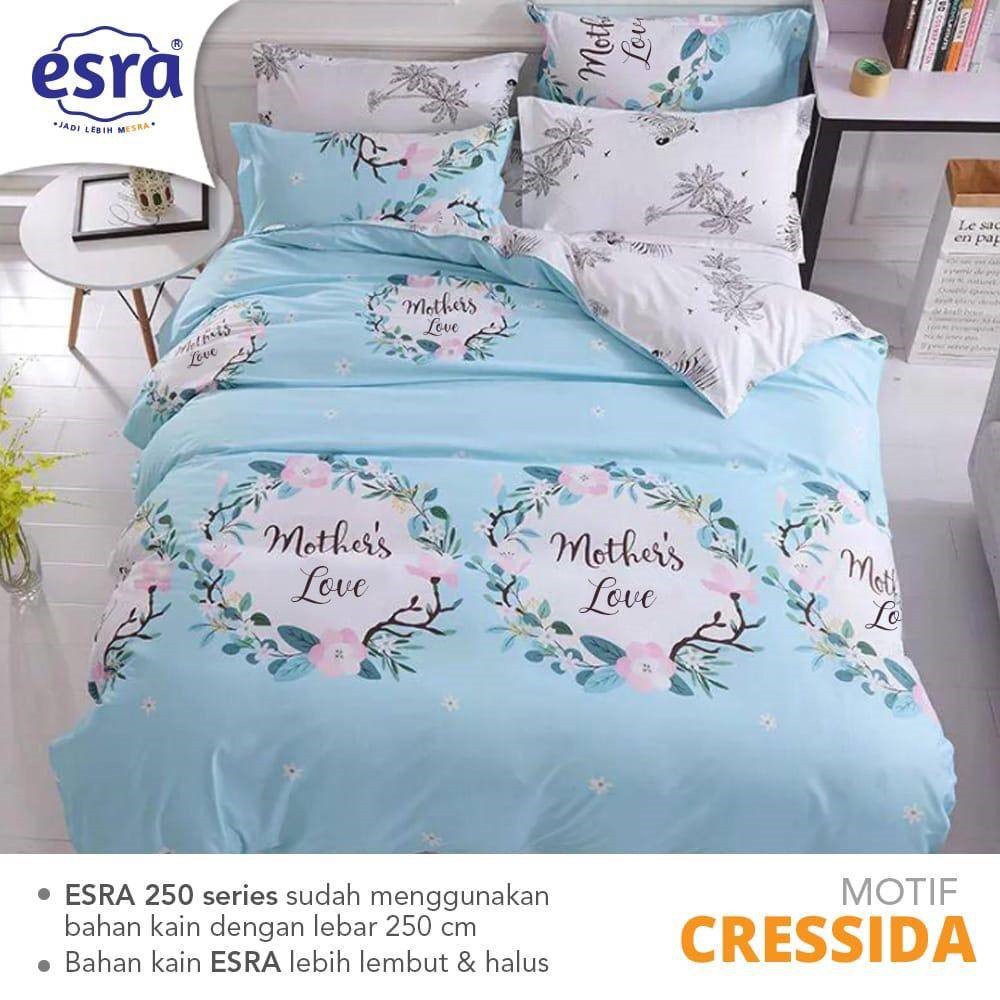 BED COVER SET DOUBLE ESRA 250 SERIES MOTIF CRESSIDA