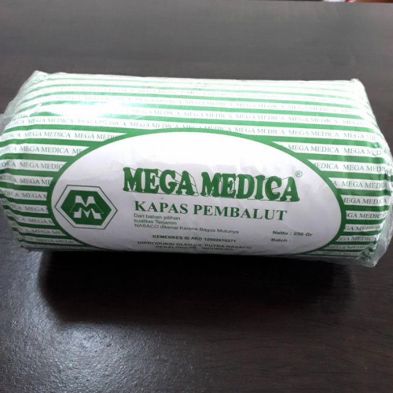 Kapas pembalut / kapas serba guna 250 gram