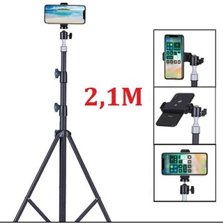 Tripod Hp Stand 2.1 Meter Stand Holder Phone Holder Free Holder / Ball