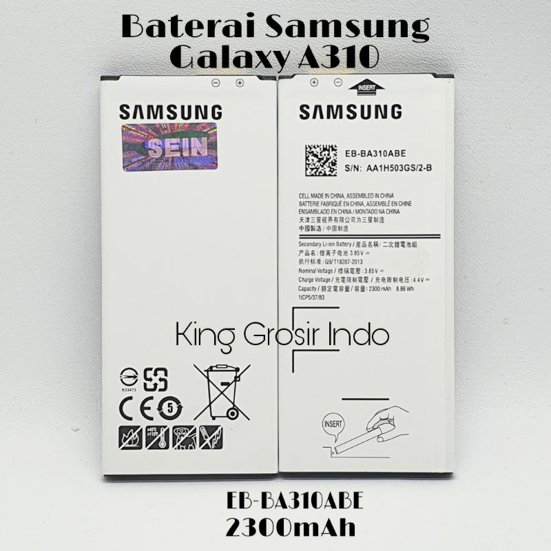 Baterai Samsung Galaxy A310 Original OEM EB-BA310ABE Battery