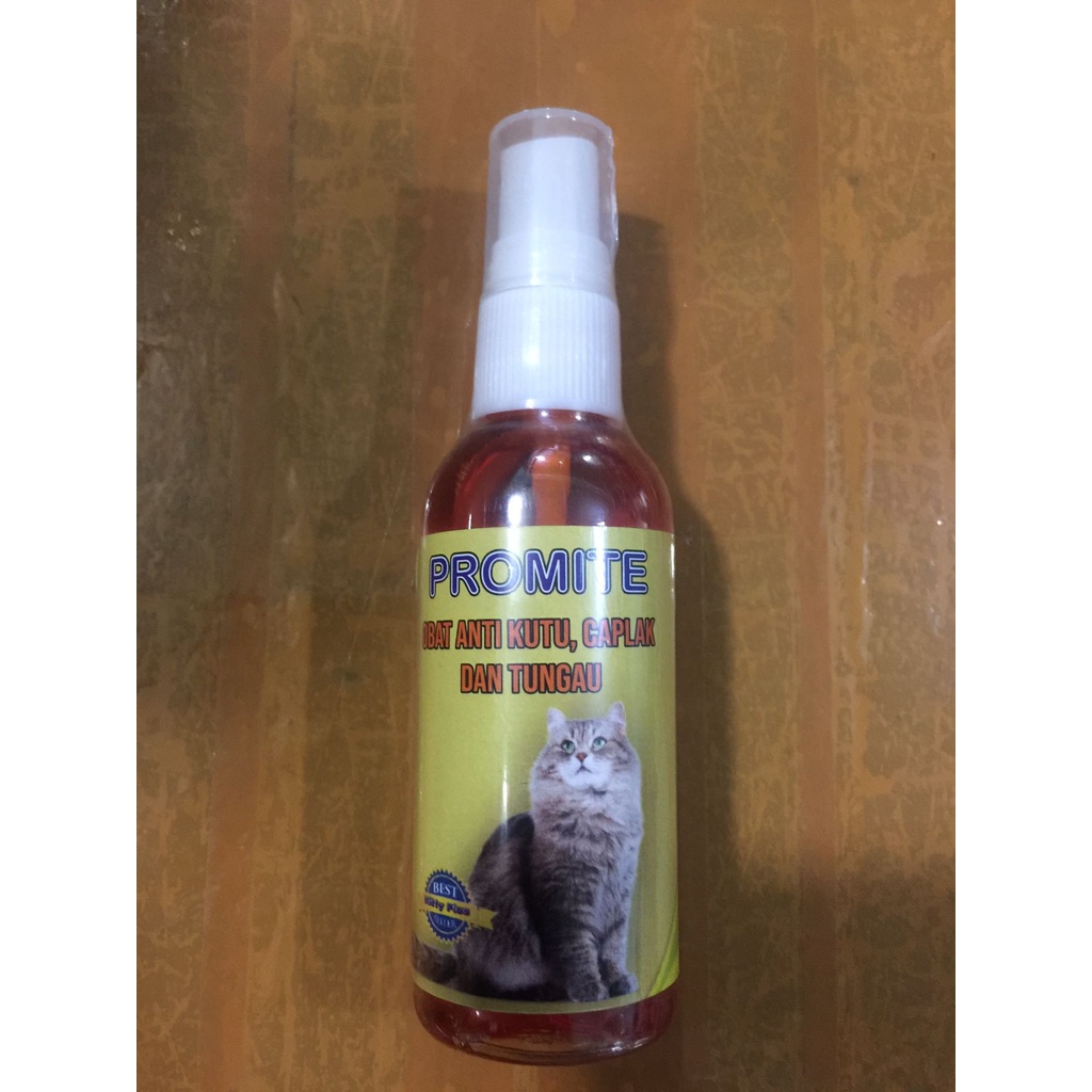 Promite Spray 60ml Obat Anti Kutu Caplak Dan Tungau Kucing Anjing