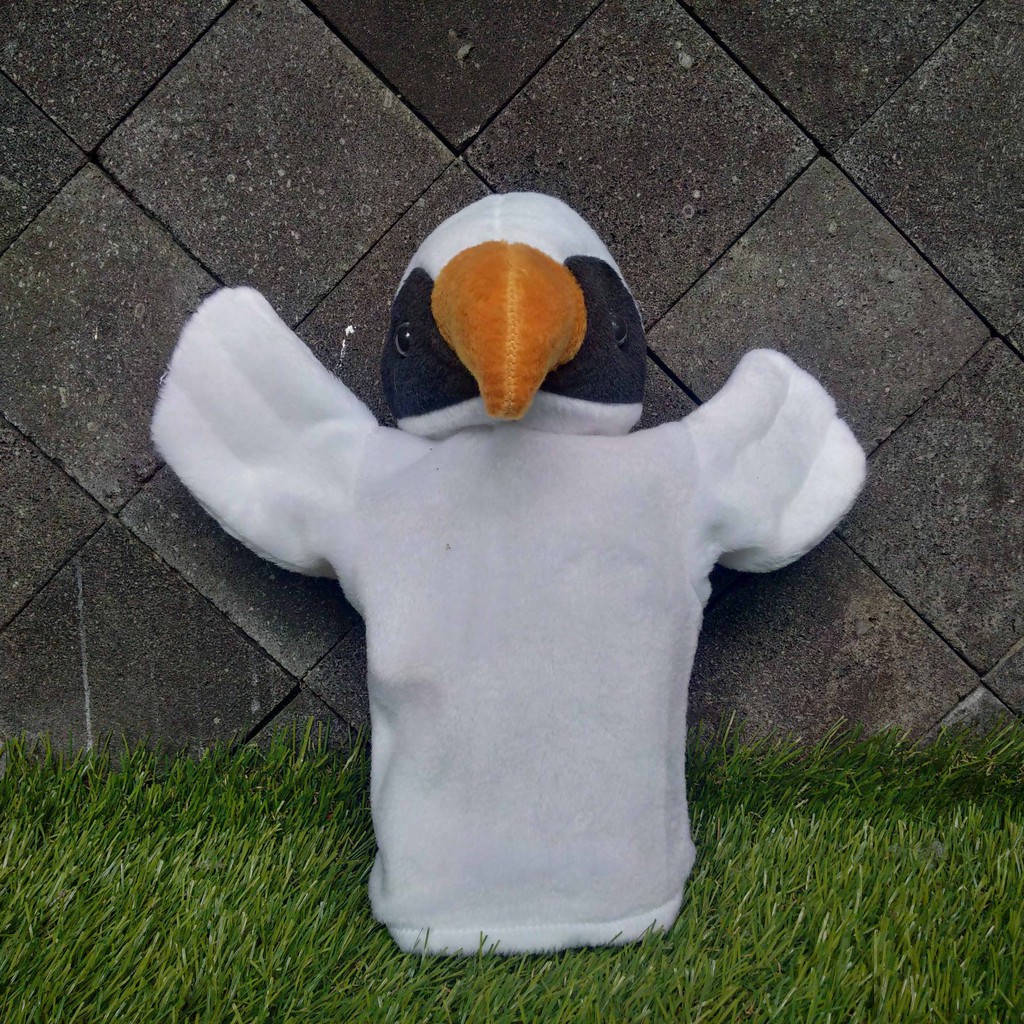 Boneka Tangan Burung Merpati Dengan Sayap - Bird Hand Puppet - Boneka Edukasi Anak