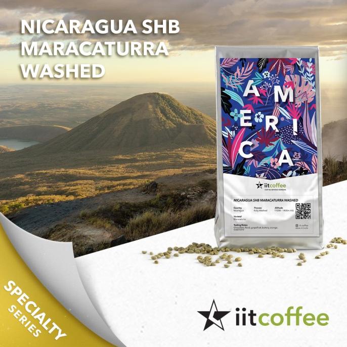 

Arabica Green Beans - Nicaragua SHB Maracaturra Washed - 1Kg