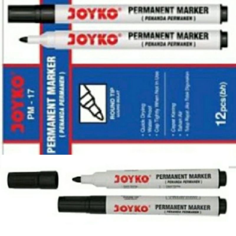 

Spidol Permanent Marker PM-17 Joyko (Pcs)