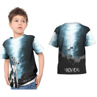 raffastore10 Kaos Baju T-shirt Anak Murah Fullprint SIREN HEAD 08