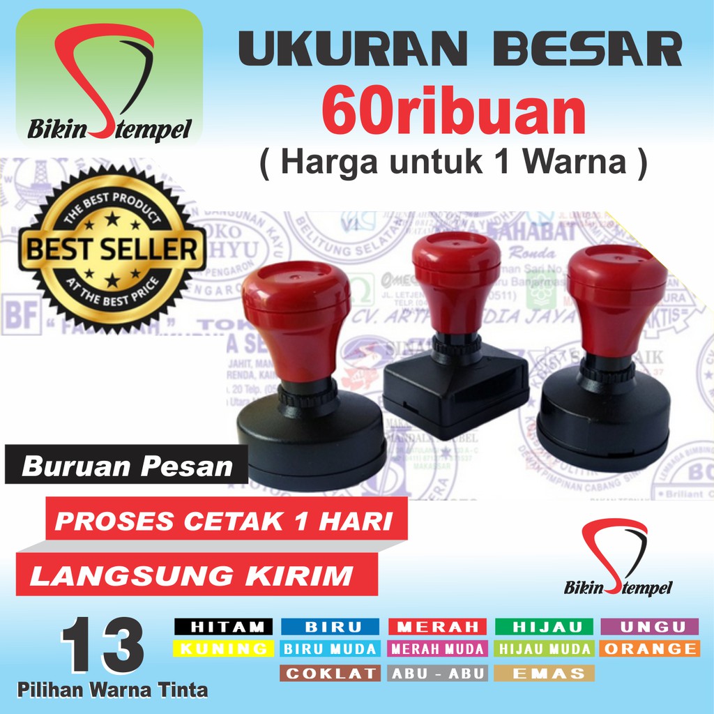 

Stempel custom Flash Warna Otomatis I stempel perusahaan I stempel pegawai dokter perawat