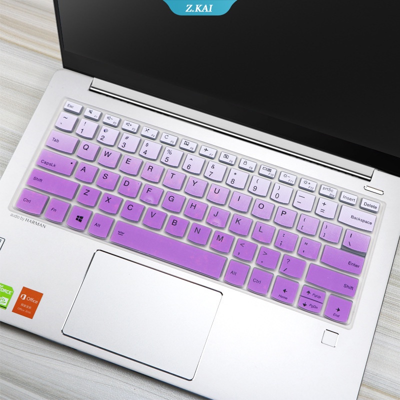 Skin Silikon Cover Pelindung Keyboard Laptop Anti Air / Debu Untuk Lenovo IdeaPad Slim 3 / 1 / 7 &quot;(ZK)