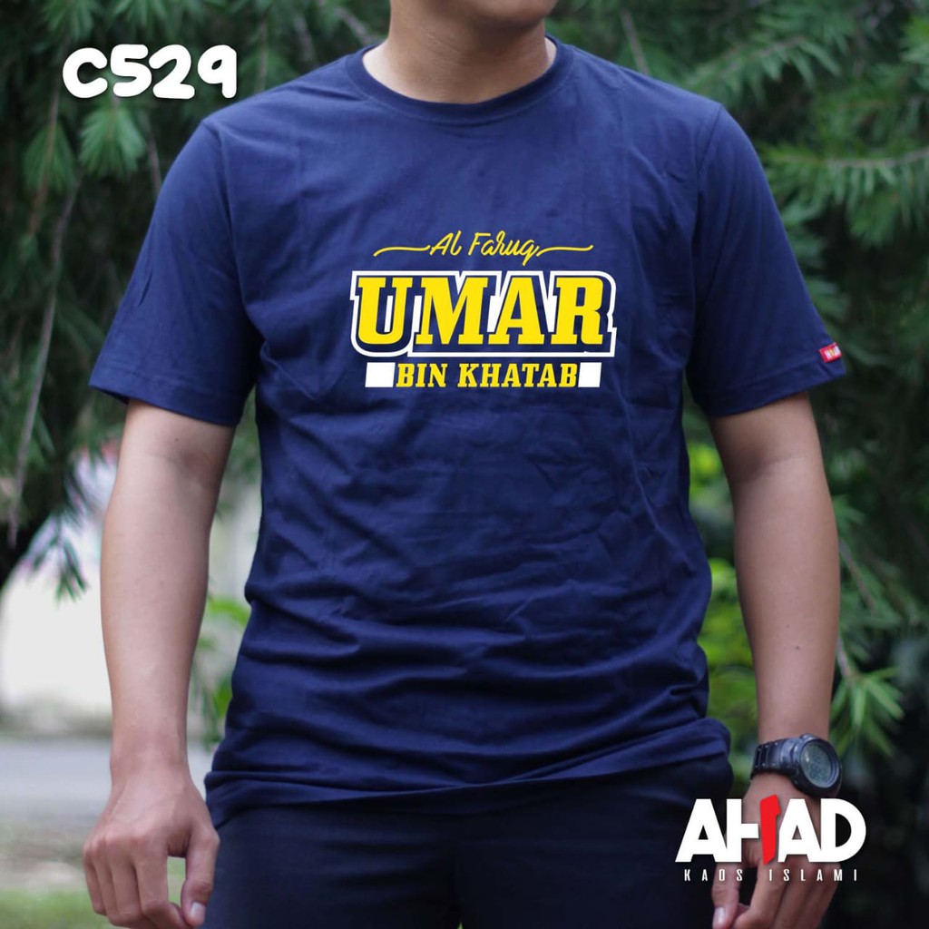 Kaos islami ahad-Al faluq umar bin khatab C527