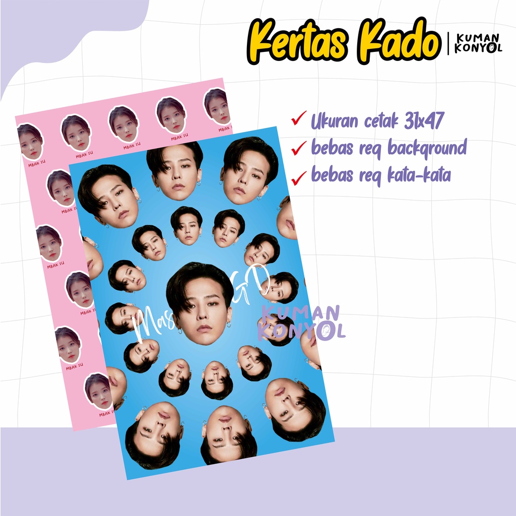 KERTAS KADO - KERTAS KADO CUSTOM - WRAPPING PAPER - KERTAS KADO AESTHETIC