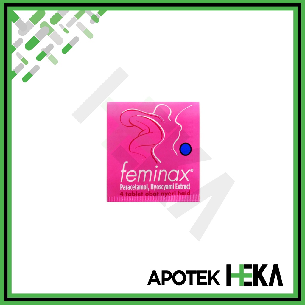 Feminax Tablet Obat Nyeri Haid / Datang Bulan Strip isi 4 (SEMARANG)