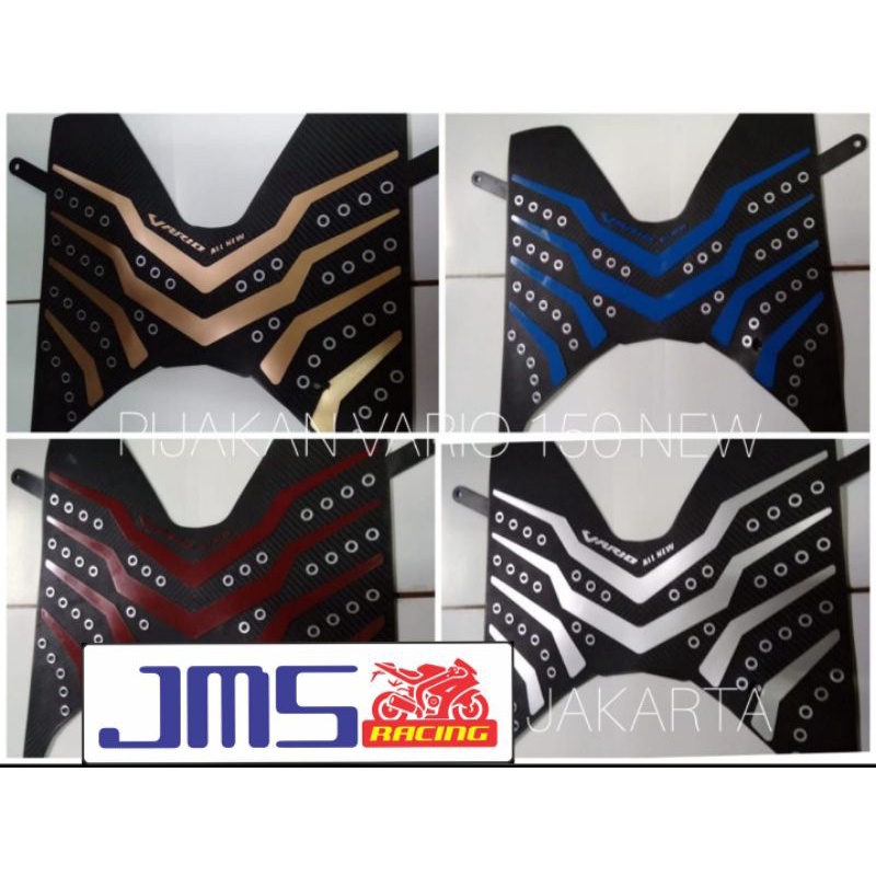 Karpet injakan kaki model carbon honda vario 125 vario 150 Vario 160 all new pnp