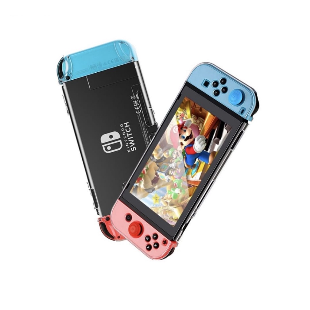 Crystal case mika nintendo swicth transparan casing nintendo switch kesing nintendo switch mika nintendo switch