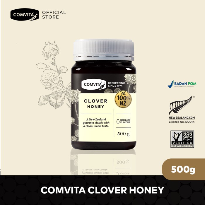 

COMVITA Clover Honey 500 gr (BPOM) madu alami murni asli new zealand