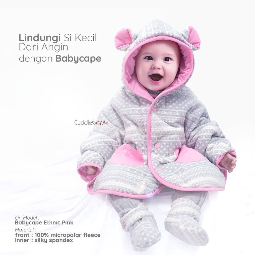 Cuddle Me - Baby Cape Multifunction Jacket - Jaket Bayi Bolak Balik