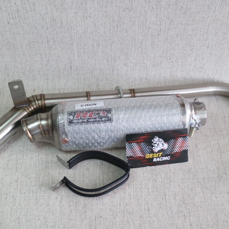 RC3 Knalpot Racing Vixion Full stainless