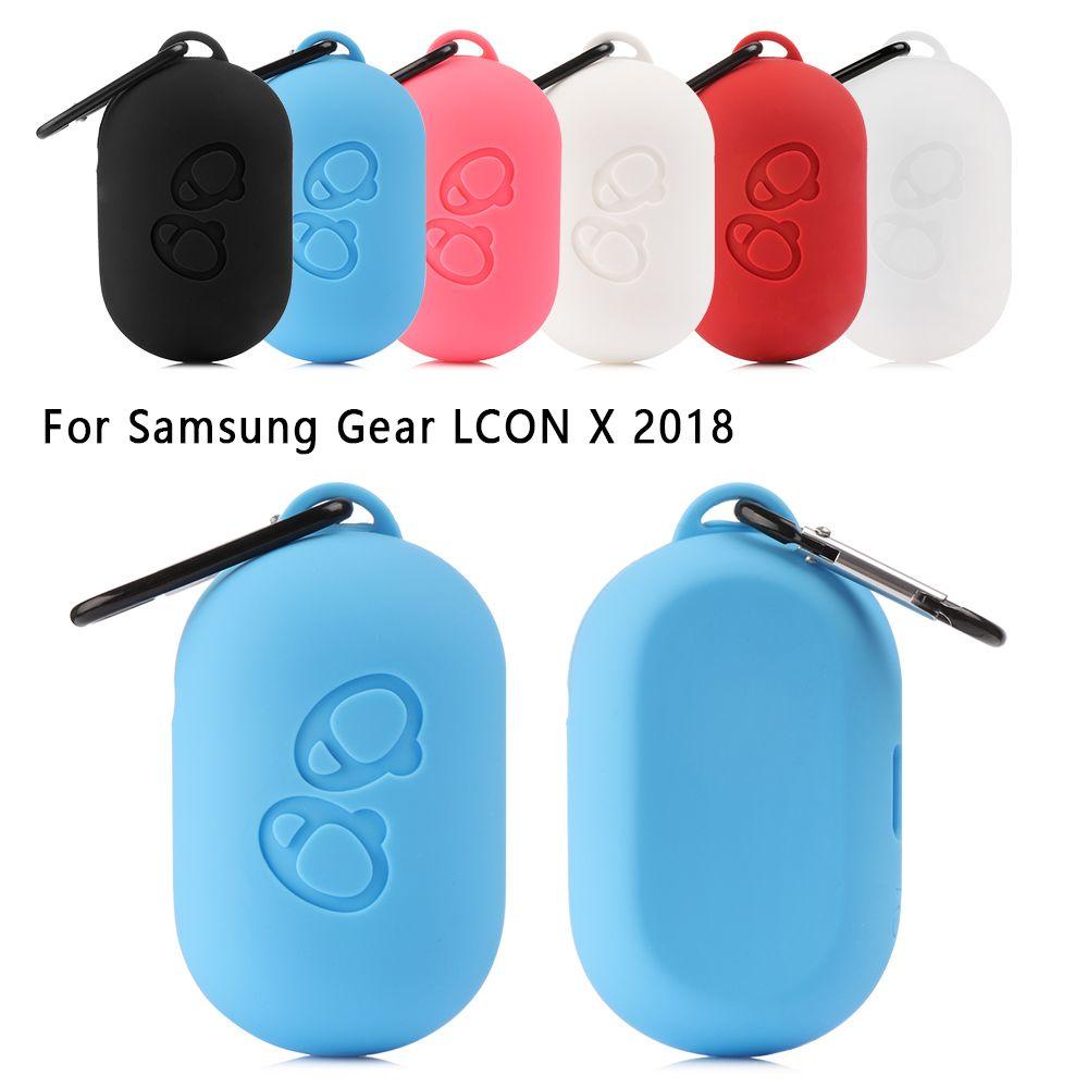 Nanas Casing Pelindung Non-slip Pouch Dengan Carabiner Earphone Skin