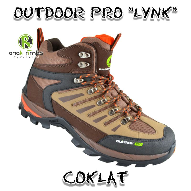 SEPATU OUTDOOR PRO LYNK COKLAT SEPATU ADVENTURE
