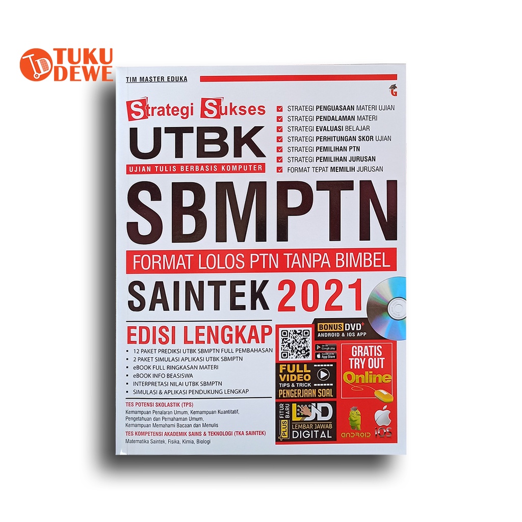 BUKU SBMPTN UTBK - STRATEGI SUKSES UTBK SBMPTN SAINTEK 2021