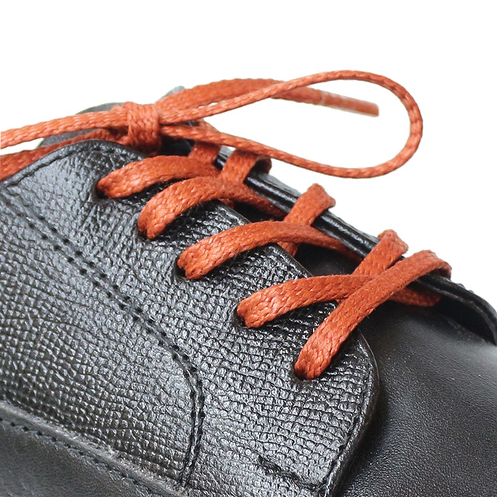 MR Shoelaces TH10 Ikura (Coklat Emas) Tali Sepatu Lilin Gepeng Thin 3-4mm (Waxed Laces) 50cm 100cm 120cm 150cm Brown