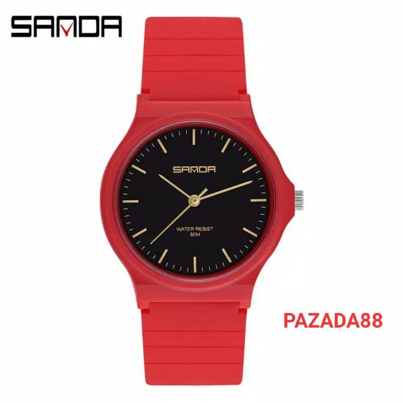 SANDA JAM TANGAN WANITA BAHAN RUBBER