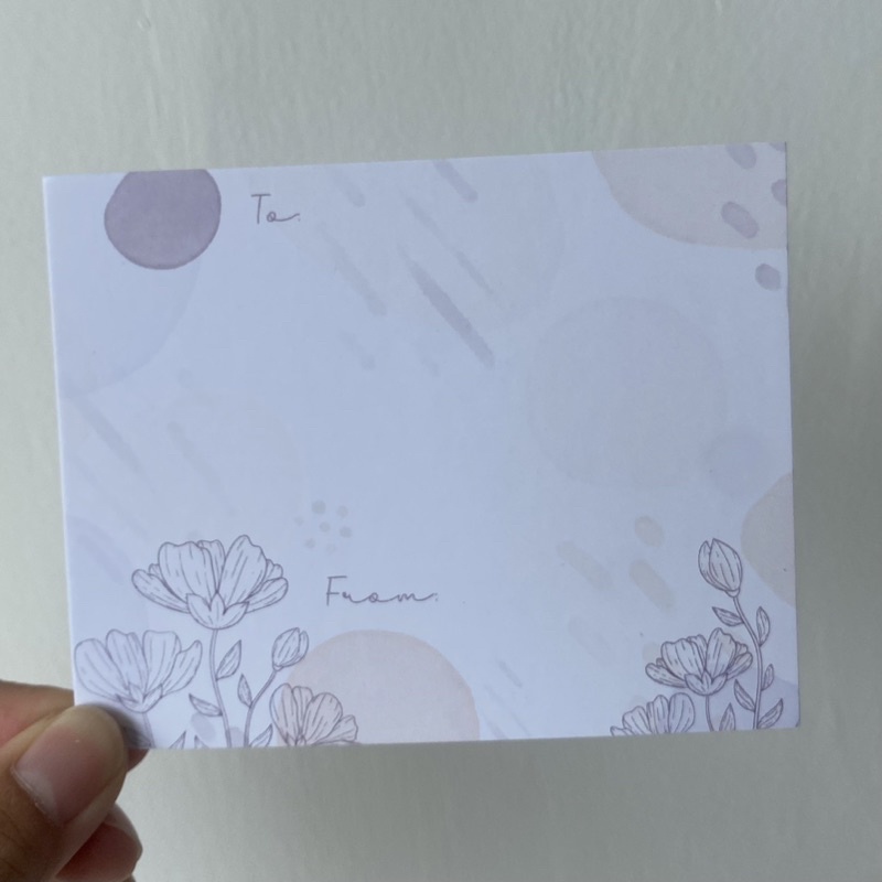 

Gift Card 10x8cm Kartu Ucapan