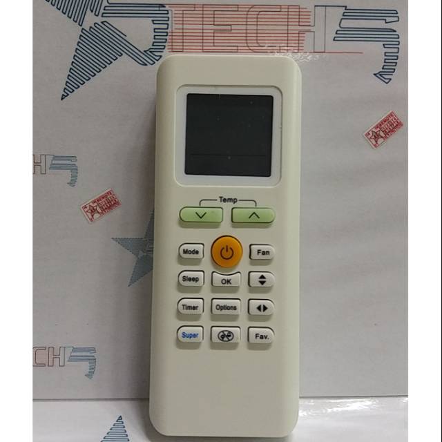 REMOT REMOTE AC MIDEA RG70A / BGEF ORIGINAL ASLI KW