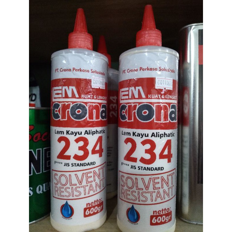 

Lem Kayu Aliphatic CRONA 234 Botol 600gr