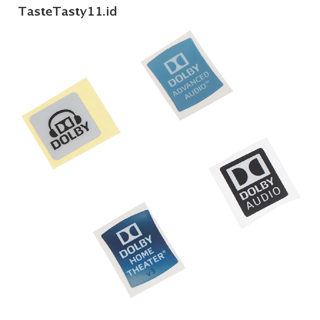 (TasteTasty) Dolby Stiker Label DIY Untuk Dekorasi Laptop / Desktop