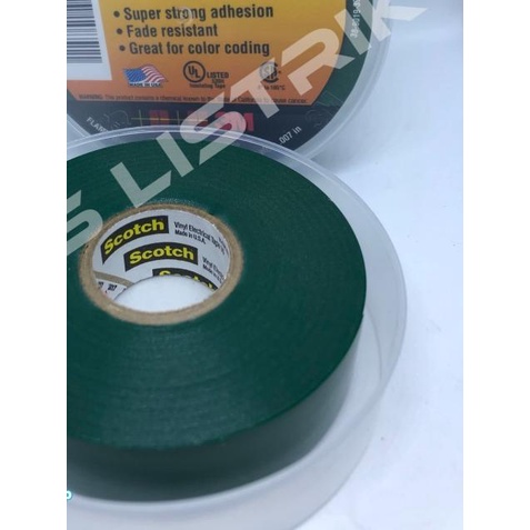

✷ 3M Scotch 35 Vinyl Tape Hijau Ω
