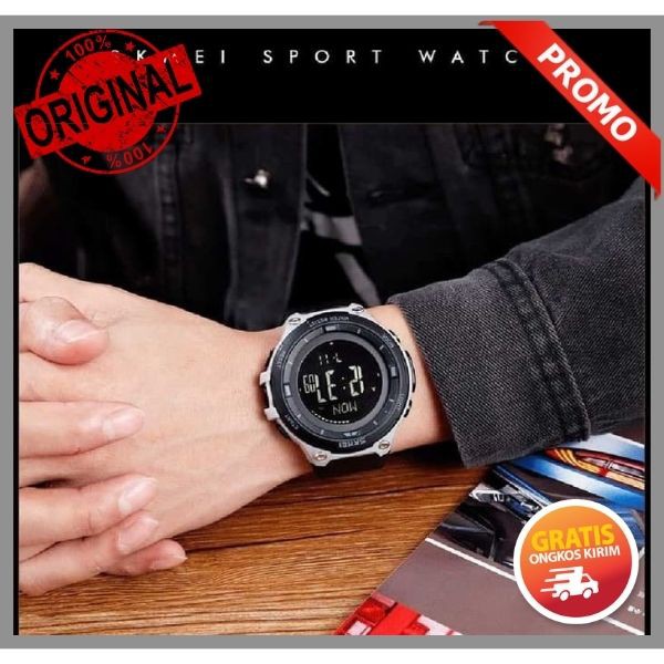 Jam Tangan Outdoor Altimeter Termo SKMEI 1443 Original Anti Air