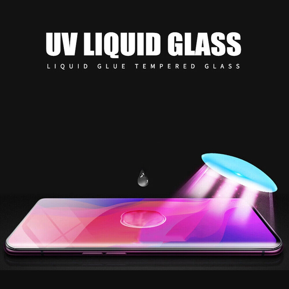 New Version UV Tempered Glass / Full CoverLiquid Glue Screen Protector / For Samsung Galaxy S20,S20Plus,S20Ultra,S10,S10Plus,S10e,S9,S9Plus ,S8,S8Plus,S7Edge,Note8,Note9,Note10,Note10Plus