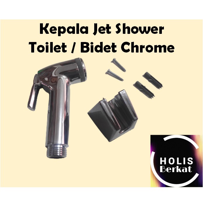 Kepala Jet Shower Toilet / Bidet Chrome