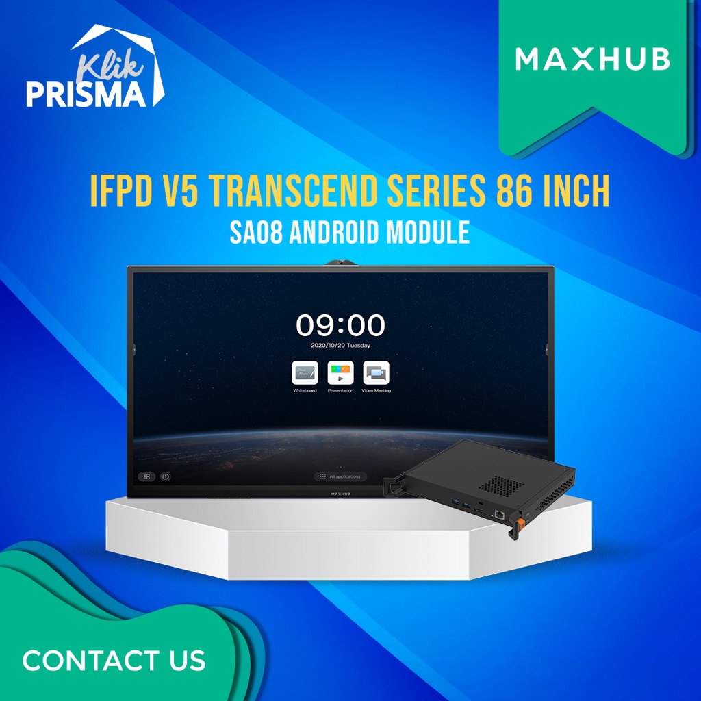 MAXHUB IFPD V5 TRANSCEND SERIES 86 inch with SA08 Android Module
