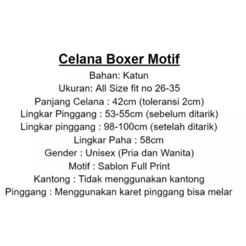 celana boxer dewasa pria distro lagi hitz boxer celana dalam celana pendek pria COD Part2