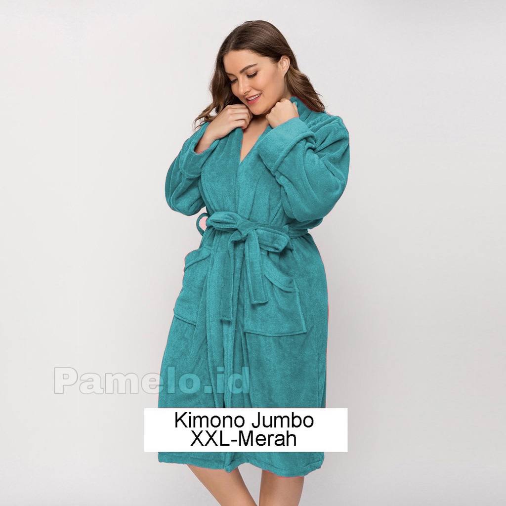 Pamelo.id Kimono Handuk Jumbo/Baju Handuk Jumbo/Supplier Baju Handuk/Grosir Baju Handuk/Baju Handuk Big Size/Baju Handuk XXL / Kimono Jumbo