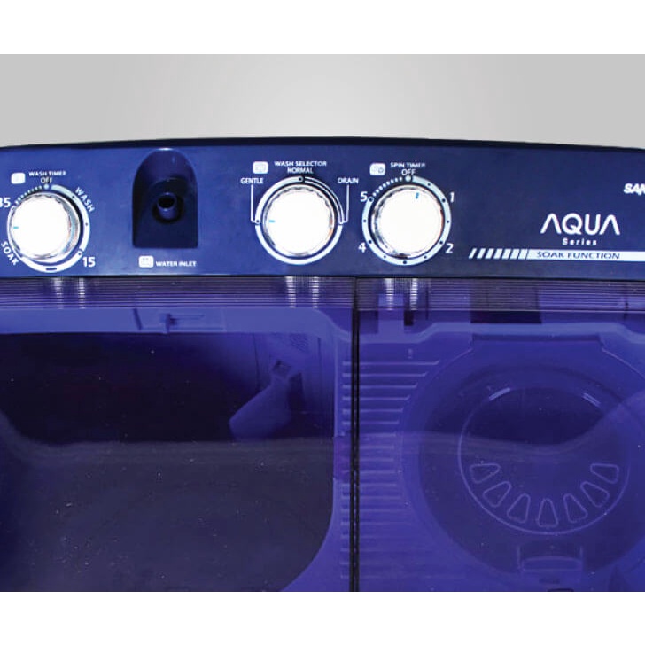 Aqua Japan QW-770XT Twin Tub Mesin Cuci [7 Kg]