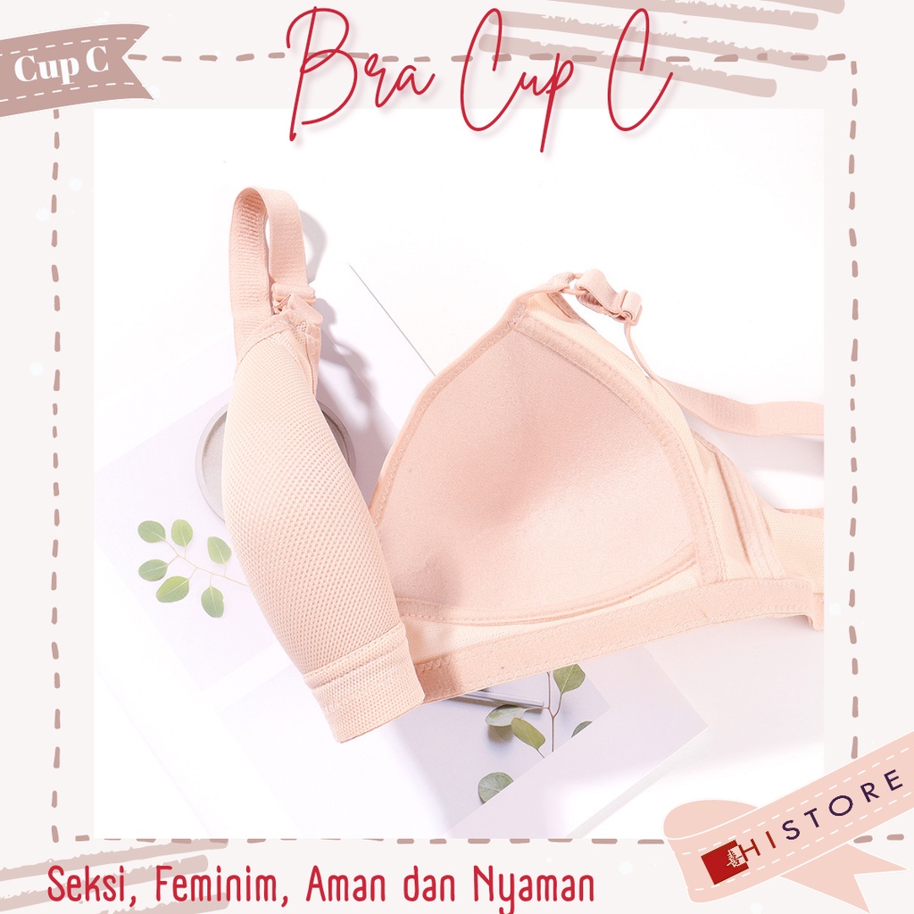 [HI] Bra BH JUMBO Cup 3/4C Fashion Wanita Bra wanita Premium BH Busa Tipis Tanpa Kawat Sangat Nyaman 2032