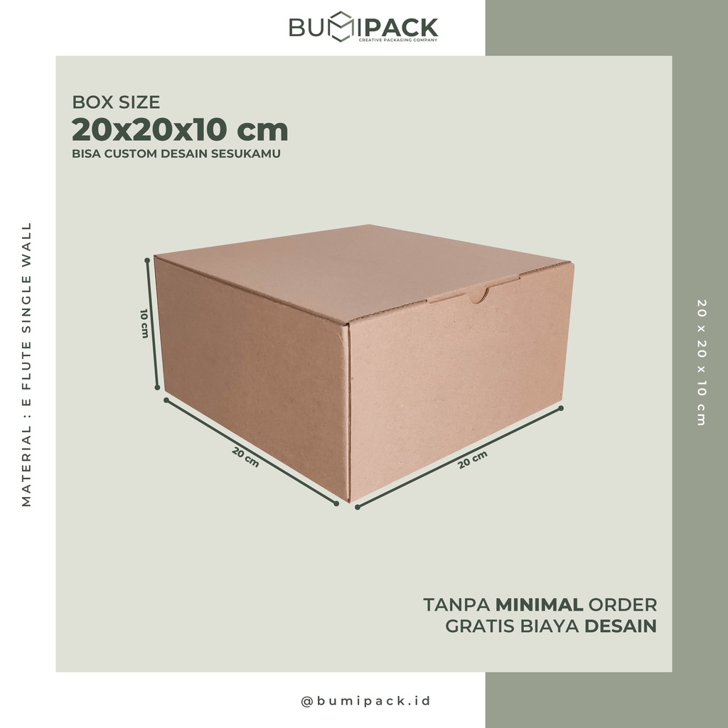 

Kardus packing box hampers kardus hampers dus packing box packing box packaging - Box 20x20x10 cm