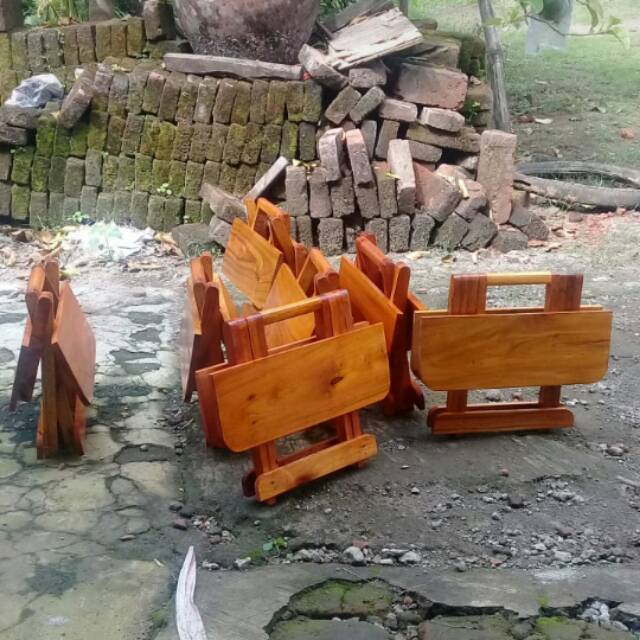 Rehal / Meja belajar kayu Mahoni&Jati