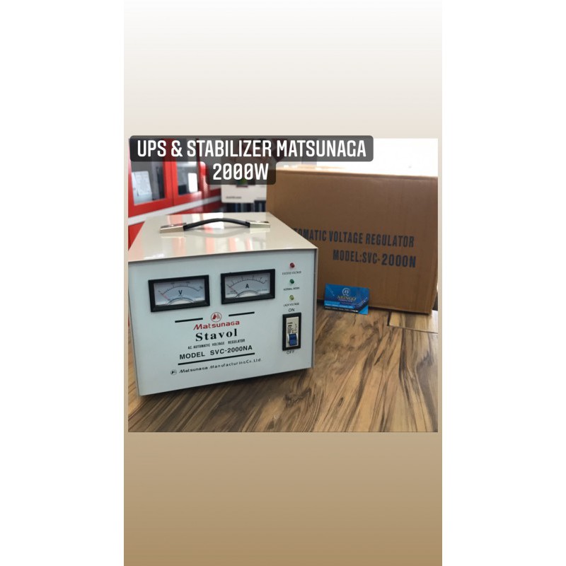 UPS &amp; Stabilizer Matsunaga 2000w