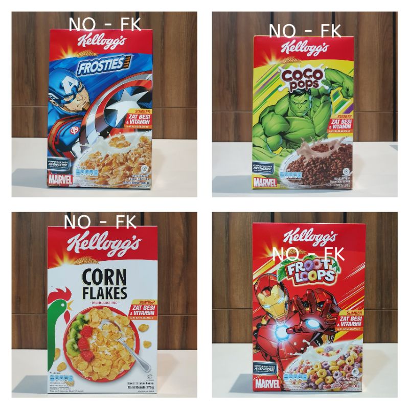 

BACA DESKRIPSI Kelloggs corn flakes 275 g froot loops frosties 300 g coco pops 400 gr kellogs kellogg's mangkok cereal sereal sarapan 275g 300g 400g