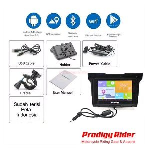 GPS Navigasi Motor Waterproof Android 5 inch Berkualitas