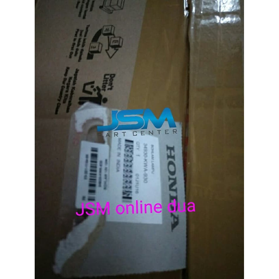 BOHLAM LAMPU SEN SEIN VERZA SPACY MEGAPRO NEW ORI AHM 34930-KWA-930 ORI ORIGINAL