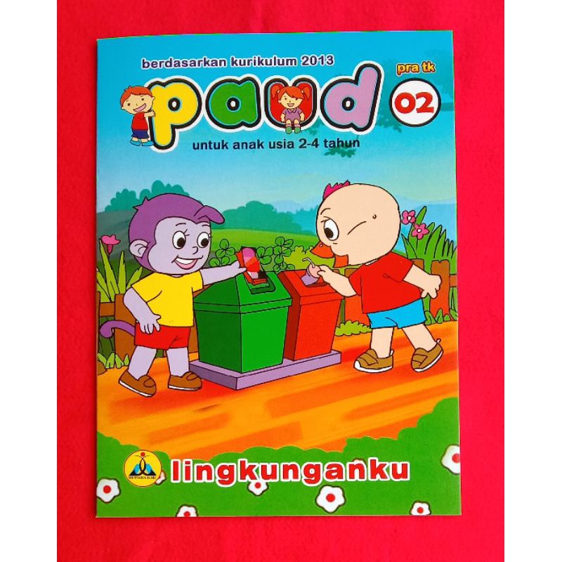 MAJALAH PAUD PRA TK TEMA Lingkunganku, MAJALAH PELAJARAN TK PAUD COVER DAN SAMPUL TERBARU 2021.